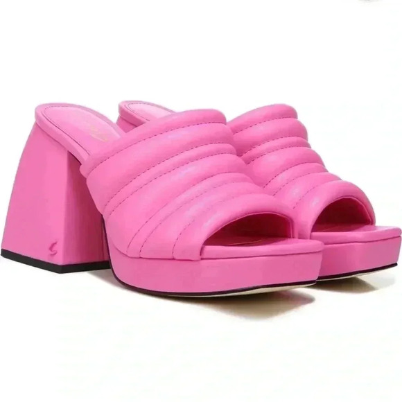 Circus by Sam Edelman Marlie Women's Size 5 Pink Crush Platform Sandal Shoes - Picture 1 of 16